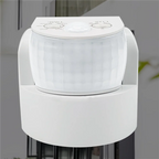 FEDI-2X Waterproof Double Infrared Probe Motion Sensor IP65 AC 220V-240V PIR Motion Detector Automatic 120 °White