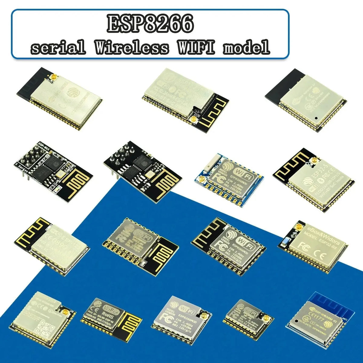 ESP8266 serial WIFI model ESP-12 12E 12F 12S 07 07S 01 01S M1 M2  ESP32-S WROVER 32U 02 A1S  Authenticity Guaranteed ESP12