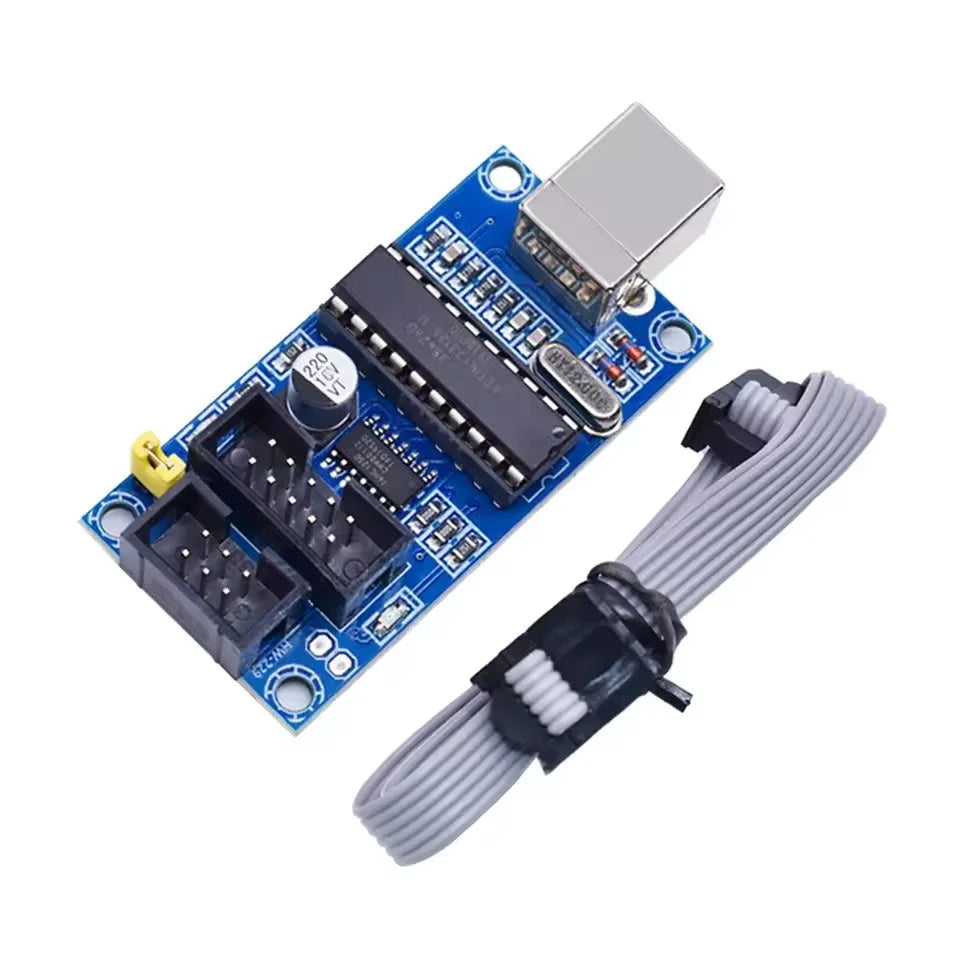 USBtinyISP AVR Programmer Downloader USB Interface for Arduino ATmega ATtiny Microcontroller ISP Flash Burner
