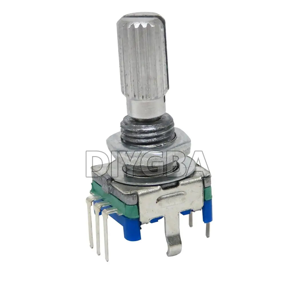 10PCS Half / Plum Axis Rotary Encoder, Handle Length 5Sets 15mm 20mm Code Switch/ EC11/ Digital Potentiometer With 13/15*17 Cap