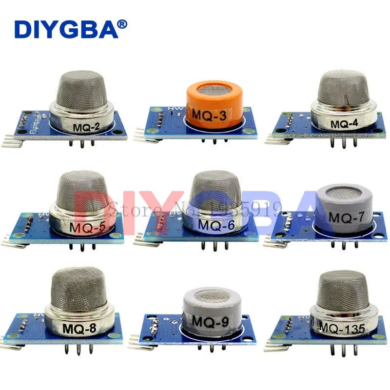 MQ-2 MQ-3 MQ-4 MQ-5 MQ-6 MQ-7 MQ-8 MQ-9 MQ-135 Detection Smoke methane liquefied Gas Sensor Module for Arduino Starter DIY Kit