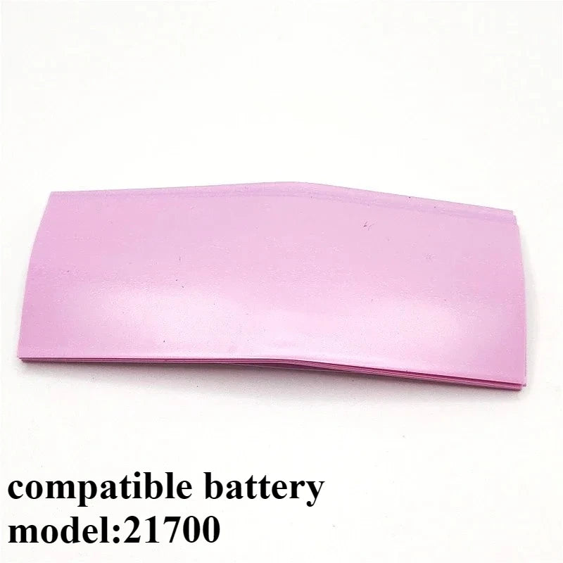 21700 Lithium Battery PVC Heat Shrinkable Film Battery Skin Heat Shrinkable Sleeve 10pcs/bag