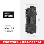 ENMG Ultra-Slim Intermediate Relay APAN3124, DC-to-DC 24VDC  1NO (Normally Open) Kit Solid State Electromagnetic Relay
