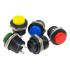 6PCS R13-507 Momentary Push Button Switch 16mm 6 Colors Self Reset Round Switch For Industrial Control Equipment