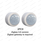 Zigbee PIR Motion Sensor Human Body Infrared Detector Home Security Alarm Movement Detection Sensor Works With ZHA Zigbee2MQTT