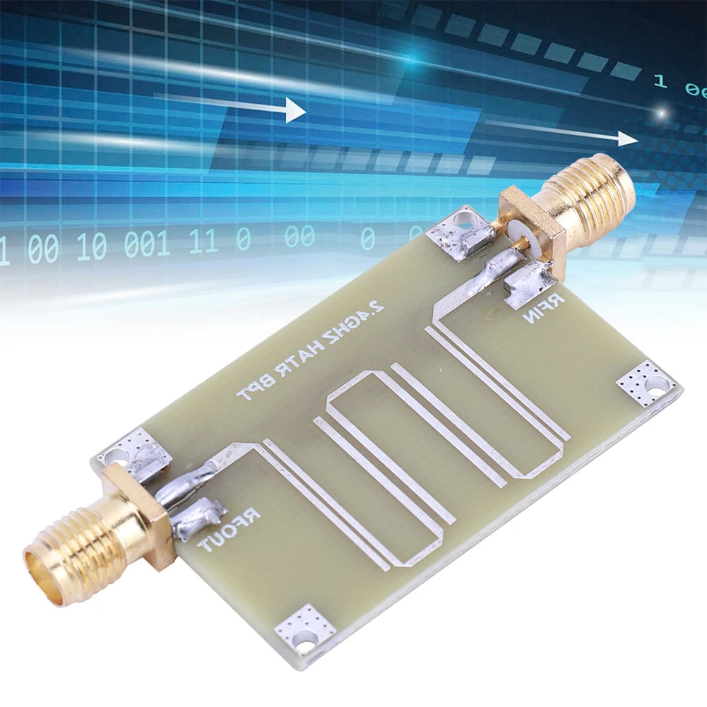 2.4GHZ Microstrip Bandpass Filter Double-Sided Printed Circuit Board Bandpass Filter Module Electronic Component