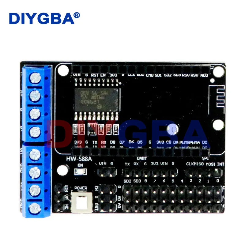 Node MCU Development Kit V3 CP2102 NodeMCU+Motor Shield Wifi Esp8266 Esp-12e diy rc toy remote control Lua IoT smart car L293D
