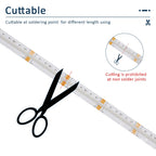 5M COB RGBCCT Led Strip 24V 6 Pin 12mm 840 Diodes RGB CCT WW CW 24 volt Flexible Led Stripe Neon Tape Ribbon Lamp for Room Decor