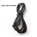 M8 6Pin 8Pin E-bike Line Electric Bicycle Waterproof Connector 1M Speed Sensor Male to Female Extension Cable 28awg 0.7A