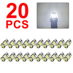 2/4/10/20 PCS T10 W5W LED Bulbs Canbus 12V 4014-26SMD 6500K White Car Interior Dome Reading Door Map Trunk License Plate Lights