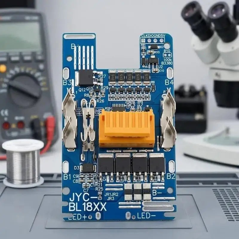 Circuit Board Lithium Ion Batteries Pack BL1830 BL1860 BL1890 BMS PCBA For 18V Li-ion Battery Case Balance Charging