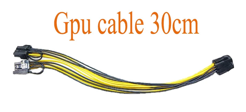 Multi Models 8Pin Adapter Splitter Power Cable 6Pin Cable 8Pin Cable SATA Cable Molex 4Pin for PCI Express GPU Video Converter