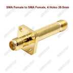 2 PCS/lot SMA / RP-SMA Female to Female jack For Raido Antenna SMA to SMA RF Coaxial Adapter Connector High Quality