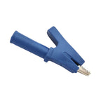 5Pcs 10mm Crocodile Clips with 4mm Banana Jack Socket, Electrical Test Clamp for Multimeter Power Testing