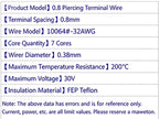 5PCS  JST 0.8mm Connector Cable Wire 02SUR Single Double Head 2P 3P 4P 5P 6P 7P 8P 10P 0.8mm Pitch IDC Type 10cm 20cm 30cm