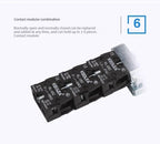 1Pcs Button Switch Self Reset Small Mushroom Head Emergency Stop 22mm Knob Key Start Inching Power on XB2-BG21 XB2-BA31 XB2-BS54