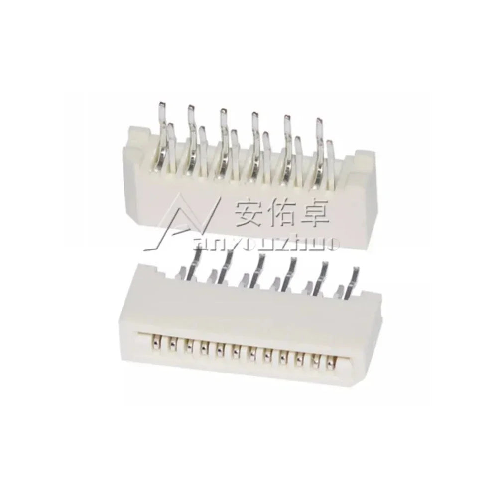 10pcs FPC FFC 1mm 1.0mm 4 5 6 7 8 9 10 11 12 13 14 15 16 17 18 20 22 24 25 26 28 30 Pin Straight Cable Connector for Electronics
