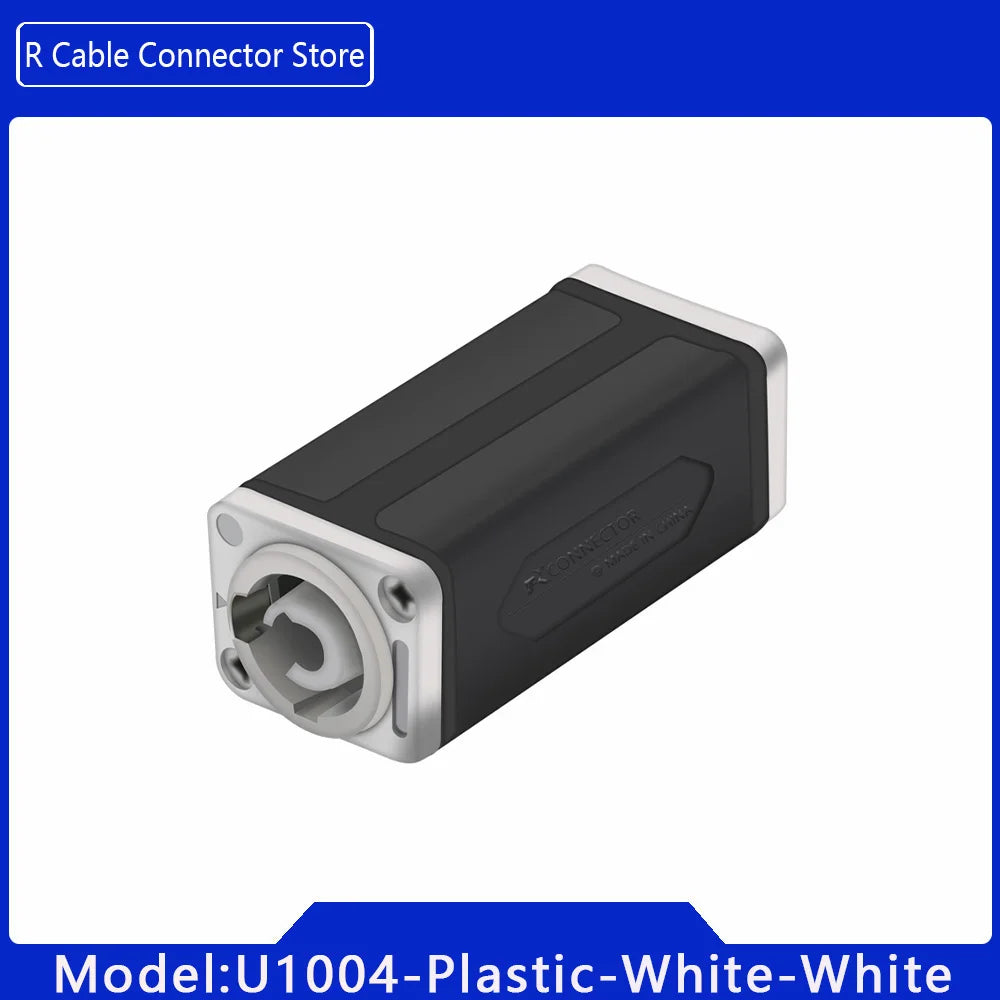 1pc New Arrival LED PowerCon AC Coupler Adapter Extender connector High quality Speakon Panel mount straight adapter