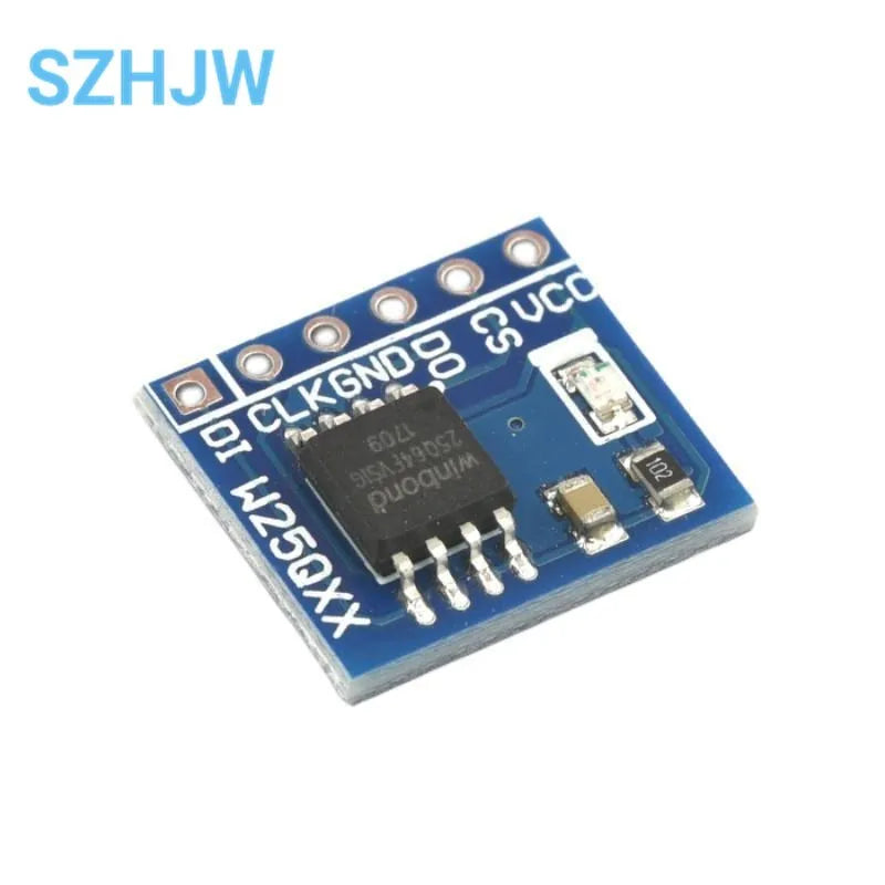1-10pcs W25Q32 32Mbit / W25Q64 64Mbit / W25Q128 128Mbit 8MByte FLASH NorFlash Storage Module SPI Interface BV FV Modul For STM32