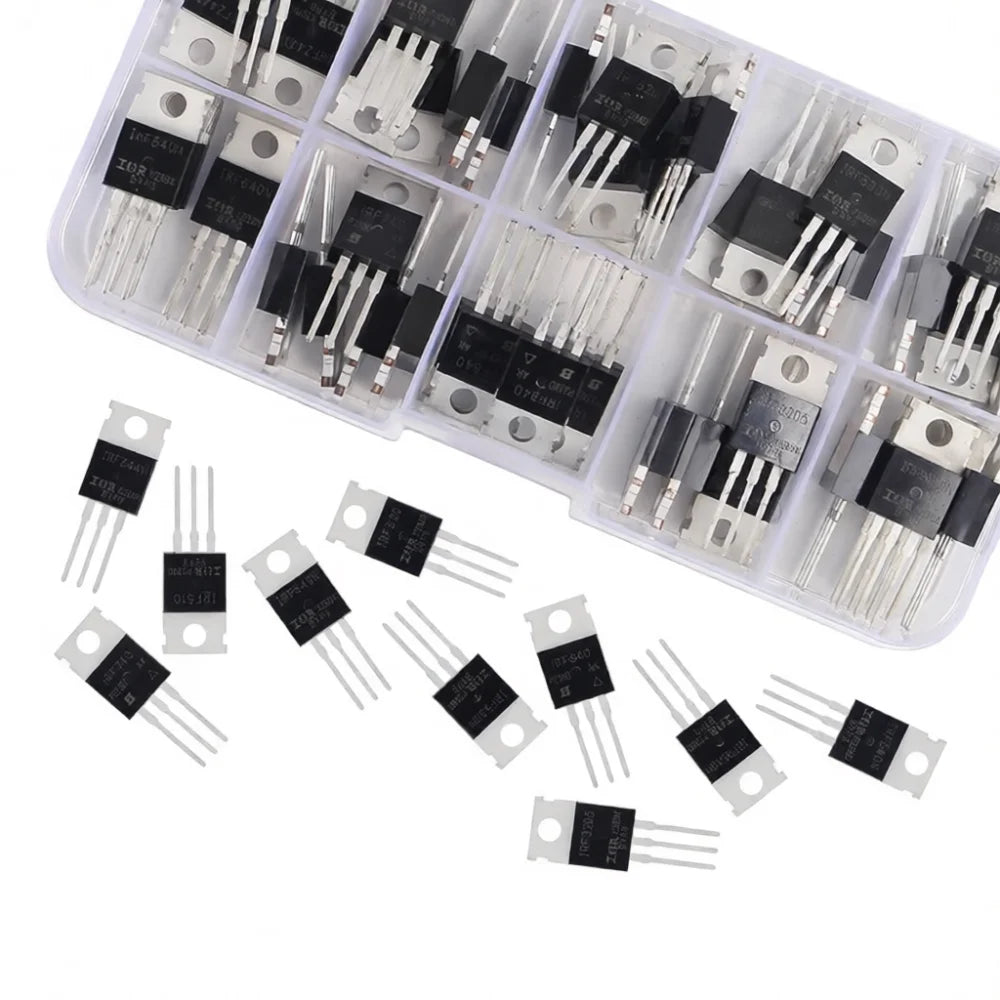 Transistor Assortment To220 Mosfet Irfz44n Irf510n Irf540n Irf3 Power Switching Component Electric Hardware Repair Project Parts