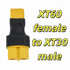 XT30 To XT60 Male/Female RC Lipo Battery Adapter 10CM Cable 14AWG Silicone Wire for FPV RC Car Accessories CineLog35 Drone Parts