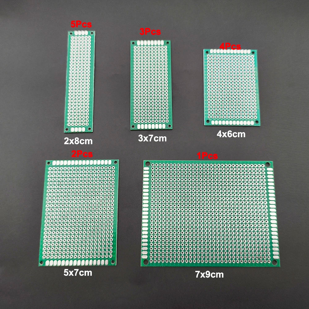 61Pcs/Box Double Side PCB Board Kit 1x40Pin Single Row Male and Female Pin Header Screw Terminal Block Connector Kit For Arduino