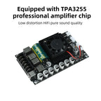 DC 18-55V TPA3255 Fever HIFI Digital Amplifier Board 300W+300W High Power Stereo Amplifier Module