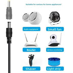 DC Adapter Connectors DC Barrel Jack Plug Power Adapter for 5V 12V 24V Power Adapter Power Round Plug Adapter for Connectors