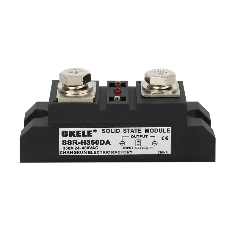 Industrial Solid State Relay SSR DC-AC Module Single Phase 3-32VDC Input 24-480VAC Output 80A 100A 150A 200A 300A 350A 400A 500A