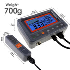 Digital CO2 Carbon Dioxide Monitor Controller Sensor W/ Relay Function NDIR Sensing Probe For Greenhouse Mushroom Farm