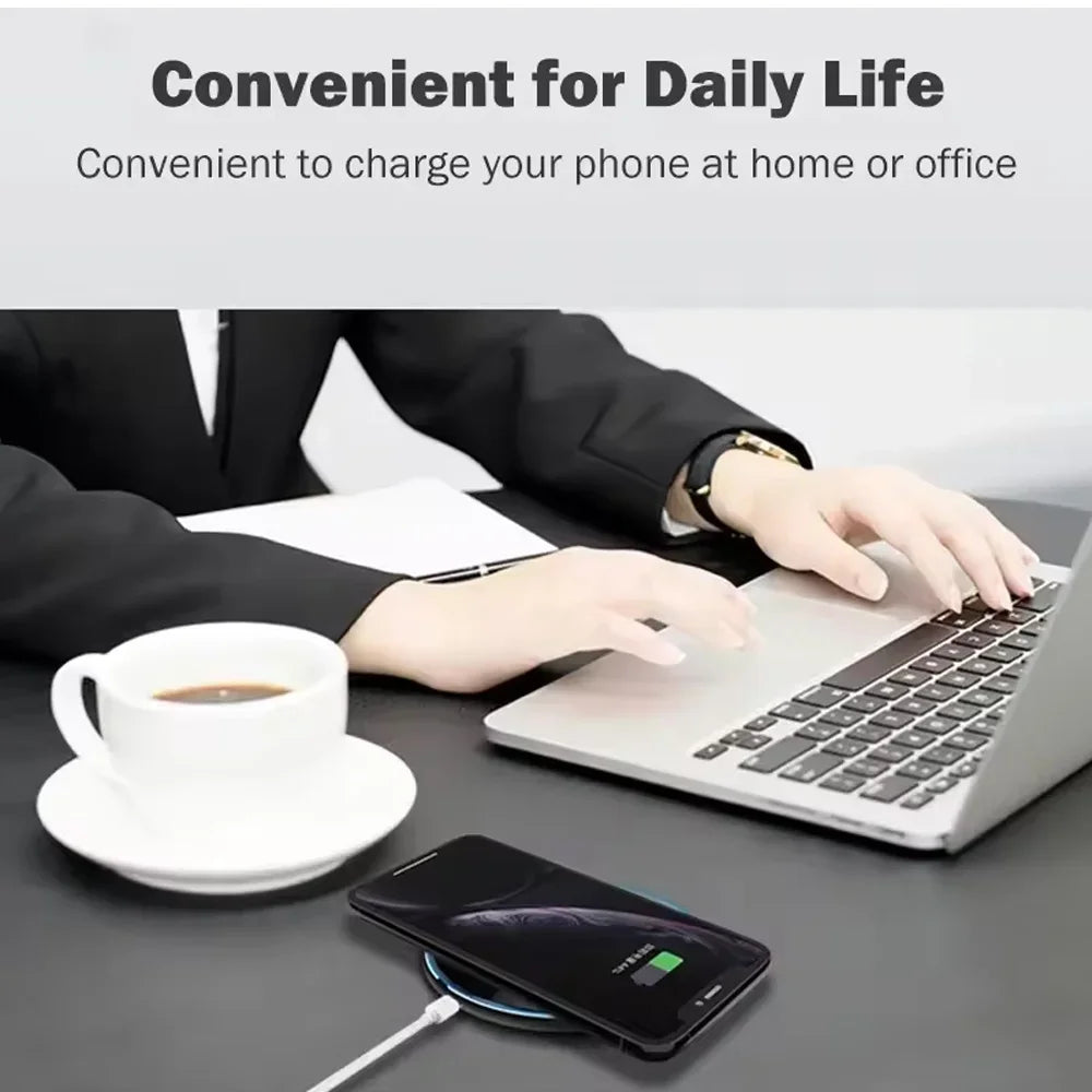 30W Wireless Charger Fast Charging Pad  For iPhone 17 16 15 14 Pro XS Max XR For Samsung S26 S25 S23 S9 S8 Note 10