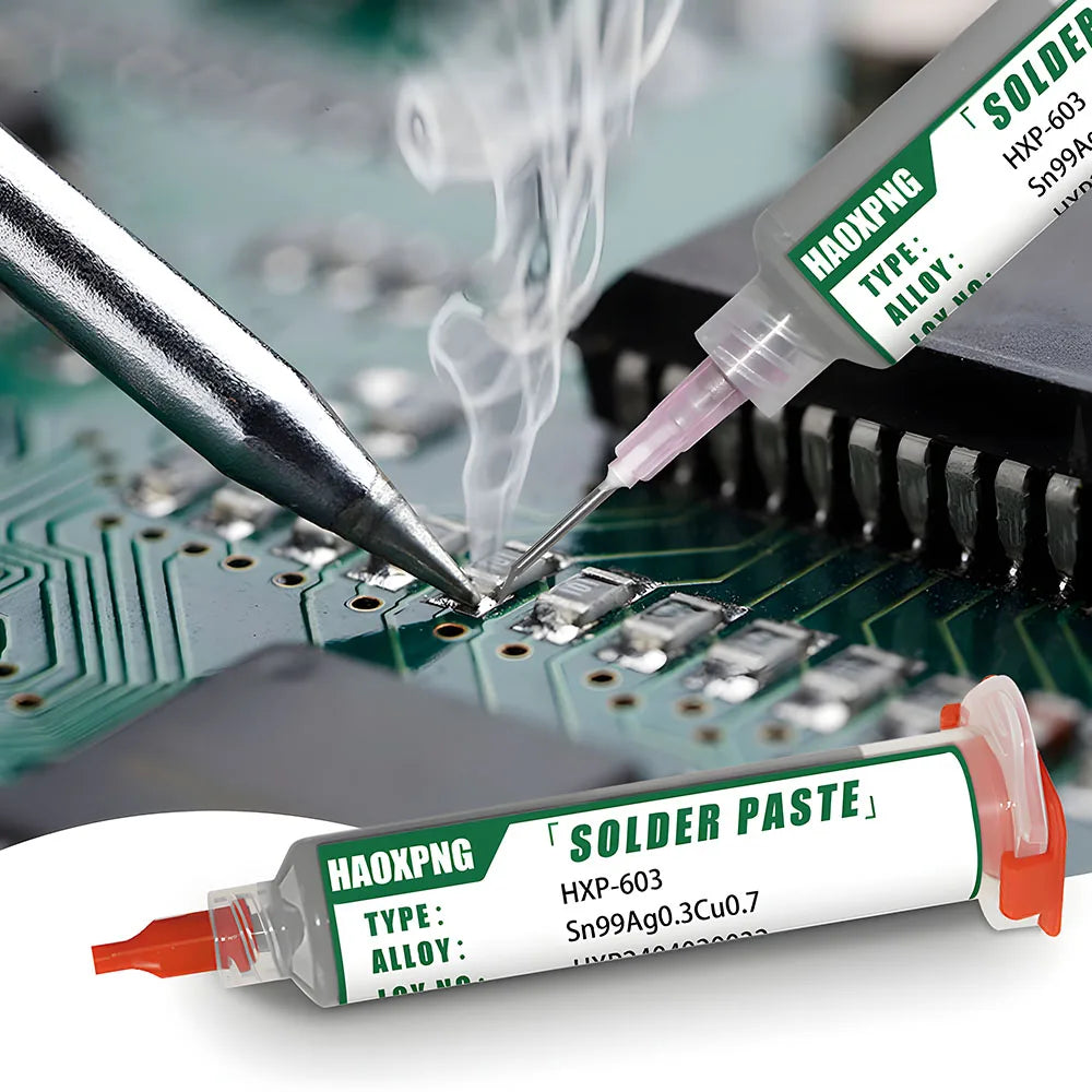 Sn99ag0.3cu0.7 Lead-free Solder Paste 217°c No-clean High Temperature Solder Paste For Smd/bga/smt/ic/pcb Repair