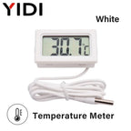LCD Digital Indoor Outdoor Thermometer Thermo Hygrometer Probe Tester Incubator Aquarium Temperature Humidity Meter Sensor Gauge