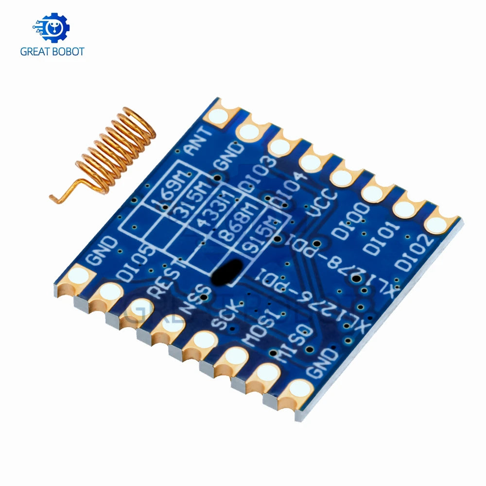 SX1276 LoRa Transceiver Module: 868MHz/915MHz Long-Range Spread Spectrum – Supports LoRa/GFSK, ESP32 Compatible
