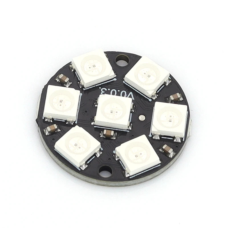 5V 1Bit 3 4Bit 7 8Bit 9 12Bit 16Bit 24Bit 32Bit 64 Bits WS2812 5050 RGB LED Ring Lamp Light + Integrated Drivers For Arduino Diy