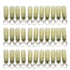 50PCS Heat Shrink Ring Crimp Terminals Electrical Wire Connectors M4/M5/M6/M8/M10 Insulation Ferrule Lugs Quick Splice Cables