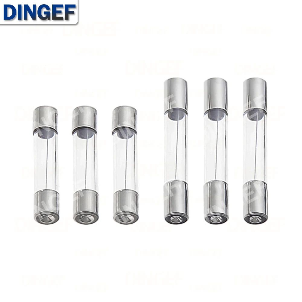 5PCS 5*20mm 6*30mm Glass Fuse Holder Screw Type 5X20mm with 22AWG Wire Cable 250V 5X20MM Glass Fuse Tube Fuse Casing