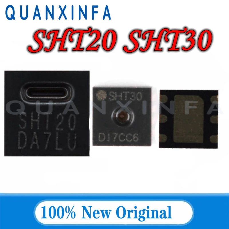 5PCS SHT20 SHT30 QFN Temperature and humidity sensor chip
