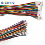 10PCS MX1.25 mm Single/DoubleHead Wire Cable Connector 2/3/4/5/6/7/8/9/10/12Pitch Plug 10/20/30CM Length 28AWG WireConnector