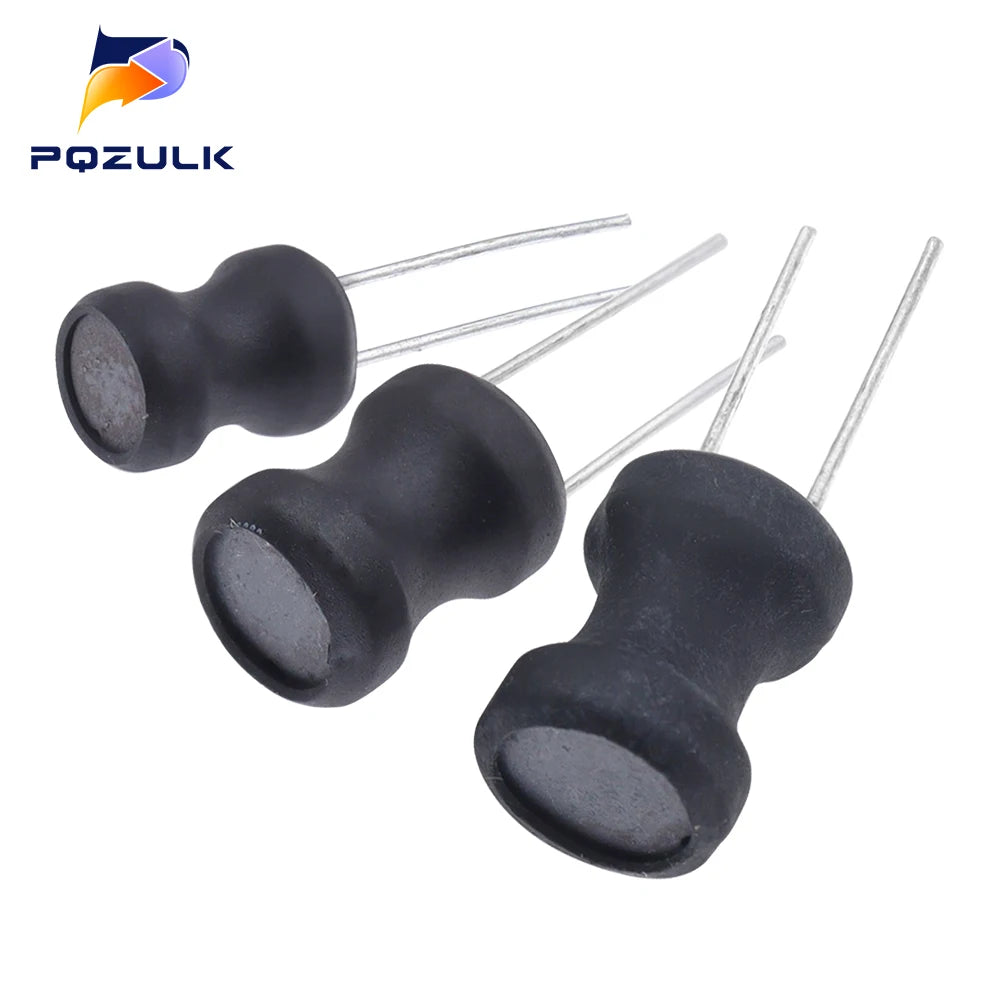 10PCS 6*8 8*10 9*12mm DIP inductor 2.2/3.3/4.7/10/15/22/33/47/68/100/150/220/330/470/680uH 1/1.5/2.2/3.3/4.7/10/20/30/100mH