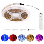 5V USB LED Strip Light Battery Power SMD 2835 3528 60LED 1m 2m 5m White Warm Red Blue Green Ribbon Cabinet Lights Night DC5V