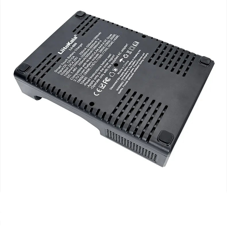 LiitoKala Lii-600 4 Bay LCD Smart Charger 3A Fast Charging 18650 21700 26650 26700 Li-ion NiMH AA AAA C Capacity Tester