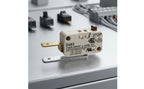 Microswitch with Actuator Compact Rectangular Microswitch Limit Switch Snap Action Mechanical for Technicians, Control Panels