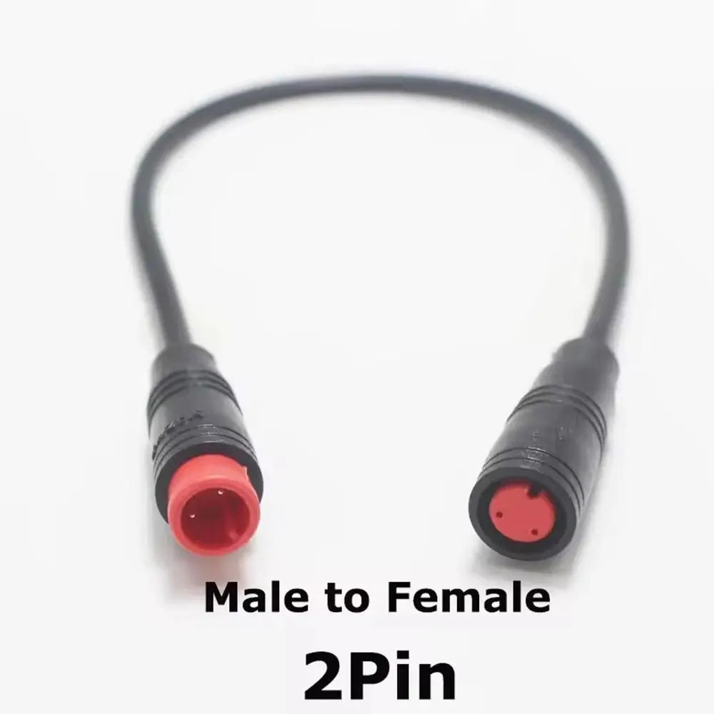 2 3 4 5 6 8 Pin M8 Waterproof Connector Wire Male to Female Copper Electric Bicycle Ebike Wire Multifunctional