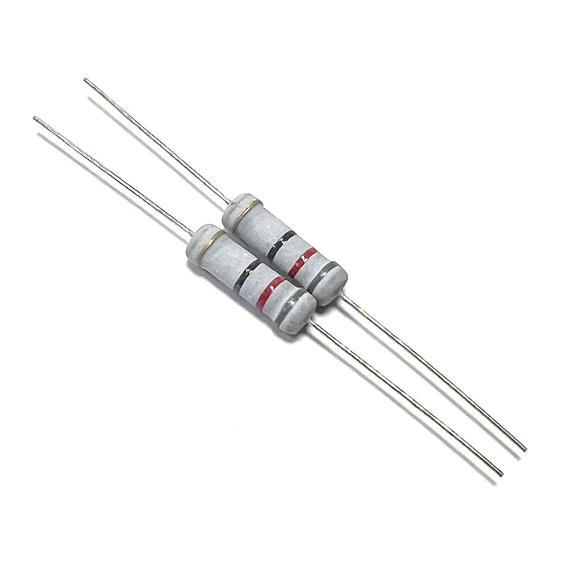 20pcs 2W Carbon Film Resistor 5% 8R2 82R 820R 8K2 82K 820K 8.2 82 820 R K Ohm 0.1R-1M