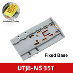 Distribution block PTFIX2.5mm² Wire Electrical Cable Connectors Plug-in Terminal Block  Splitter DIN-Rail Mounting Junction Box