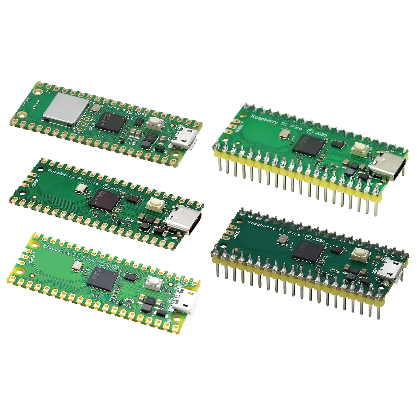 Official Raspberry Pi Pico Board RP2040 Dual-Core 264KB ARM Low-Power Microcomputers High-Performance Cortex-M0+ Processor