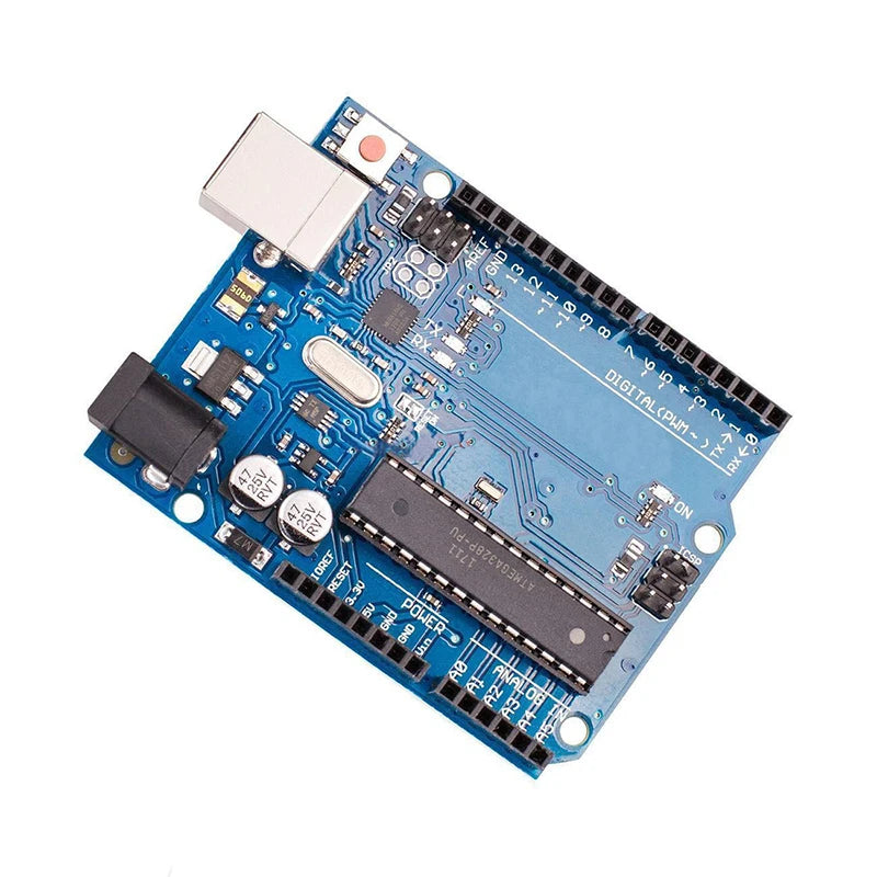high quality One set UNO R3 Official Box ATMEGA16U2+MEGA328P Chip For Arduino UNO R3 Development board + USB CABLE