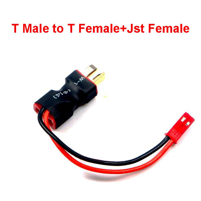 1/3/5PCS XT60 T Plug Female to Male JST Female Adapter For RC Helicopter Quadcopter LiPo Battery Plug Connector