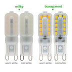 1pcs Mini G9 1W 2W LED Light Bulb AC 220V SMD 2835 LED Lamp For Chandelier Replace 20W 30W Halogen Lamp Home Indoor Lighting